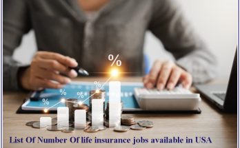 What is the number of life insurance jobs available in USA